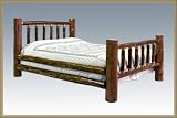 Montana Woodworks MWGCQB Glacier Country Log Bed, Stained and
