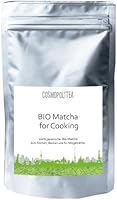 BIO-Matcha for Cooking, 100g - (Original japanischer Gr&uuml;ntee, kbA) Ideal zum Kochen, Backen f&uuml;r gr&uuml;ne Smoothies und Mixgetr&auml;nke, auch vegan, vegetarisch im wiederverschlie&szlig;baren Beutel