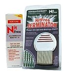 Nit Free Terminator Comb with Nit Free Natural Lice Shampoo with Mousse Applicator - Eliminate Lice and loosen nits cleanly with no oils or toxins - Combo Nit Comb and Lice Shampoo Kit