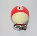 Pool Ball Steering Wheel Spinner Knob Red Stripe #11