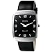 Invicta Men's Slim Collection Square Black Leather Watch #5131