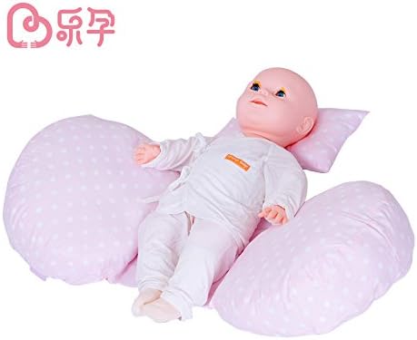 Leyun Cotton Pregnant Women Pillow (Pink dots)