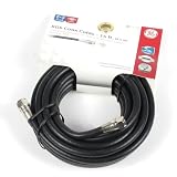 GE 15 ft. RG6 Coaxial Cable - Black - 73279