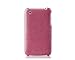 iPhone 3GS and iPhone 3G Textured Silky Lizard Skin Case (Pink)