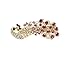 Jackie Fashion Women Lady Peacock Full Crystal Rhinestones Hairpin Hair Clip