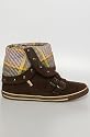 Sugar The Ozzie Suedette Shoe in Brown,Shoes for Women