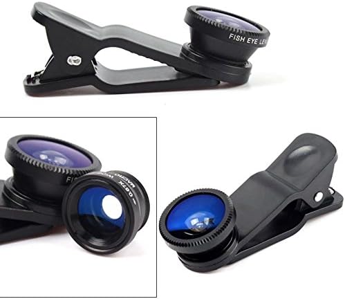 PrimaryKeyUS Chraming Practical1pc Magnetic 3 In 1 Fish Eye Detachable Easy To Carry Black Delicated