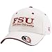 The Game Florida State Seminoles (FSU) White 3 Bar Stretch Fit Hat