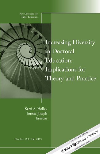 Increasing Diversity in Doctoral Education: Implications for Theory and Practice: New Directions for Higher Education, Number 163 (J-B HE Single Issue Higher Education)