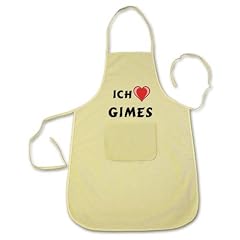 100% Baumwolle K�chensch�rze mit Ich Liebe Gimes