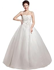 Plus Size Beaded Crystal Lace-Up Backless Tulle Sleeveless  Sweetheart Floor Length  Ball Gown  Dress With a Sash 