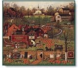 Charles Wysocki Americana 1000 Piece Puzzle - Black Birds Roost at Mill Creek - 2006 Release