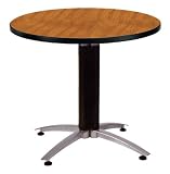Review OFM  / OFM MT36RD-CHERRY 36 Inch Round Multi-Purpose Table - Mesh Base-Cherry