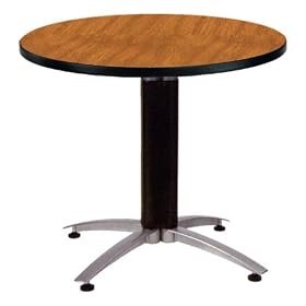 OFM MT36RD-CHERRY 36 Inch Round Multi-Purpose Table - Mesh Base-Cherry by OFM