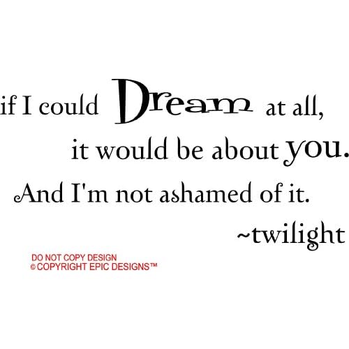 of it twilight cute wall quotes decals sayings vinyl Home & Kitchen of it twilight cute wall quotes decals sayings vinyl Home & Kitchen