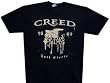 CREED - 1995-2009 - Black 30/1 Singles Cotton T-shirt