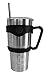 Nature Boy 30 oz Stainless Steel Travel Tumbler Set with Coffee Mug Handle, Vacuum Sealed Sliding Lid, Drinking Straw & Wire Cleaning Brush