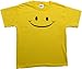 Ann Arbor T-shirt Co. Big Boys' Smiley Face Happy Kid Youth & Toddler T-shirt