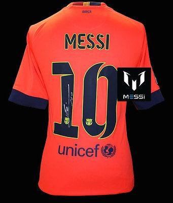 messi signed jersey price