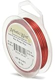 Artistic Wire 28-Gauge Red Wire, 40-Yards