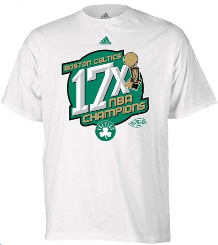 Buy Boston Celtics 2008 NBA Finals Champions 17X Championship T-shirt