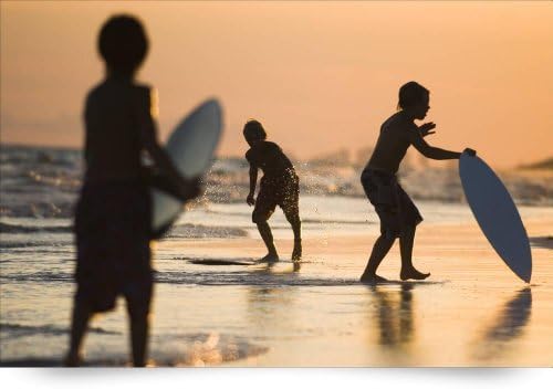 Skimboard Trio (Giclee Art Print), Kurt Lischka