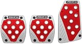 Pilot Automotive Accessory PM-289R 3 Piece Power Pedals, Red