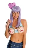 Rubie's Costume Co Womens Secret Wishes Katy Perry Deluxe California Gurl Wig, Purple, One Size