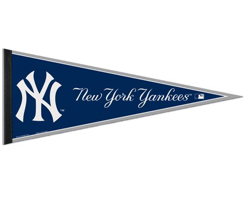 New York Yankees Coopertown Premium 12 X 30 Felt Pennant Navy