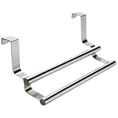Wenko 79172100 T�r-Handtuchstange Twin - 2 Aufhangstangen, Edelstahl rostfrei, 23.5 x 10.5 x 8.5 cm