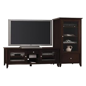 Entertainment Center for 36 Inch TVs or 60 Inch Plasma TVs - Bush Furniture - ENTCEN-SET-4