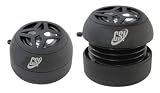 GSI Super Quality Mini Hamburger Capsule Speaker - for iPod/MP3/MP4/Computer/Laptop/Notebook/Audio/Gaming-Devices/PDA - Black