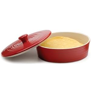 stoneware tortilla warmer