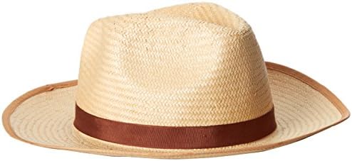 Brixton Men's Maddock Fedora, Light Tan/Brown, Small