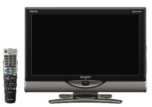 【エコポイント対象商品】 SHARP AQUOS 20V型 地上・BS・110度CSデジタルハイビジョン液晶テレビ ブラック系 LC-20DE7-B