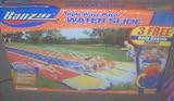 Banzai Triple Wave Racer Water Slide with 3 Free Body Boards Inside