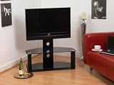 Iconic Ukgl 411 All Black Cantilever Tv Stand Up To 42
