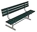 UltraSite 940P-GRN8 - Outdoor Bench, 96 in. L, Grn, RCYCLD PLSTC