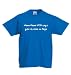 T-Shirt Wenn Mama NEIN sagt, geh ich eben zu Papa Funshirt blau