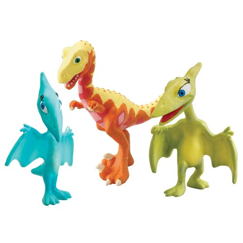 Dinosaur Train - Collectible Dinosaur 3 Pack- Mrs Pteranodon Shiny Derek Dinosaur Train - Collectible Dinosaur 3 Pack- Mrs Pteranodon Shiny Derek