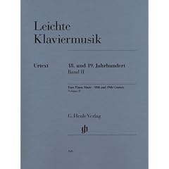 Leichte Klaviermusik des 18. und 19. Jahrhunderts Band 2 mit Bleistift -- Auswahlband mit 19 beliebten Klavierst�cken von W. F. Bach bis I. Alb�niz in der Henle Urtext-Edition (Noten/sheet music)
