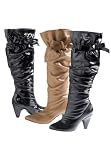 Kasey Wide Calf Knee-High Slouch Boots