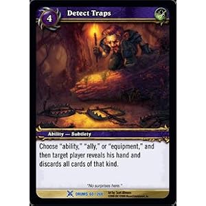 Detect Traps - Drums of War - Rare by World of Warcraft Cards