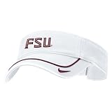 Nike Florida State Seminoles (FSU) White Swoosh Visor