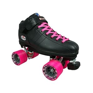 Riedell R3 Pink Black Mens Boys Ladies Womens Girls Kids Childrens Youth Quad Speed Roller Skates