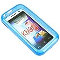 Blue Silicon Case Handy Schutz Hülle Tasche für LG KM900 Arena