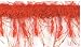 Beaded Eyelash Trim - Red - 36