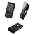 CELLET BLACK RUBBERIZED PROGUARD HARD COVER CASE (with Detacable Belt Clip) for SAMSUNG A707 SYNC - RETAIL PACKAGING