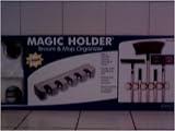 Kitchen & Housewares : Magic Holder 2-PACK Broom & Mop Organizer