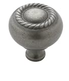 Amerock BP53471-WN Allison Scroll Knob 1-1/4-Inch Diameter, Weathered Nickel